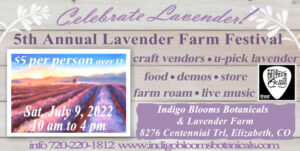 2022 Lavender Festival July 9th